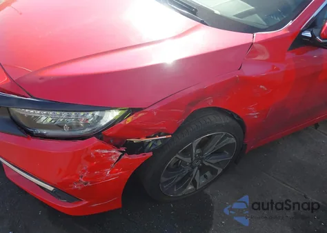 2019 Honda Civic Touring из США, поврежденный, VIN JHMFC1F98KX010930